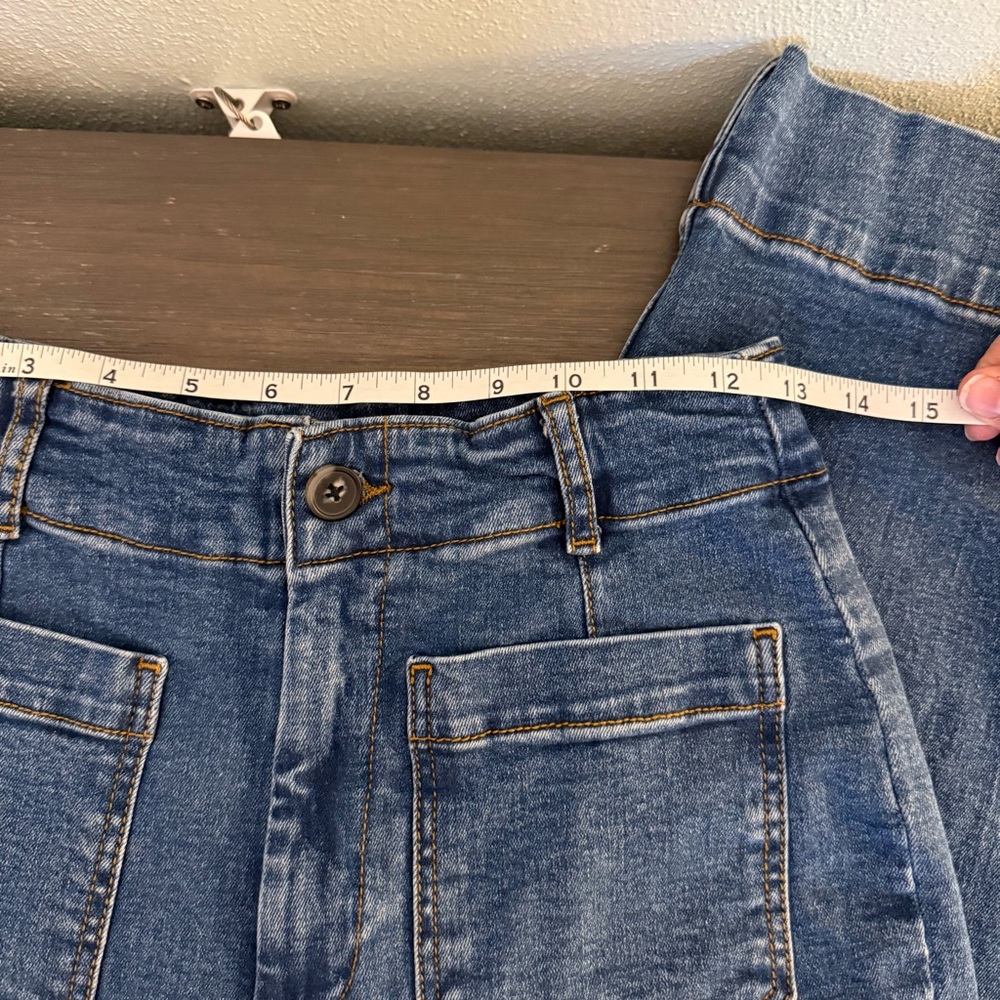 Bagatelle Women Wide Leg Jeans Size 28 Stretch High Waist - Picture 6 of 13
